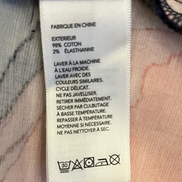 KATE SPADE | SATURDAY | Modern Marble Orange Sorbet Swirl Sheath Dress | Size 6 - Picture 11 of 11